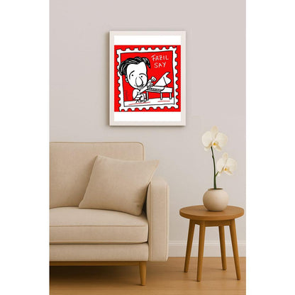Hayati Boyacıoğlu Kişiye Özel Sertifikalı Sınırlı Fine Art Karikatür Baskı CAD00094