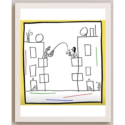 Hayati Boyacıoğlu Kişiye Özel Sertifikalı Sınırlı Fine Art Karikatür Baskı CAD00096