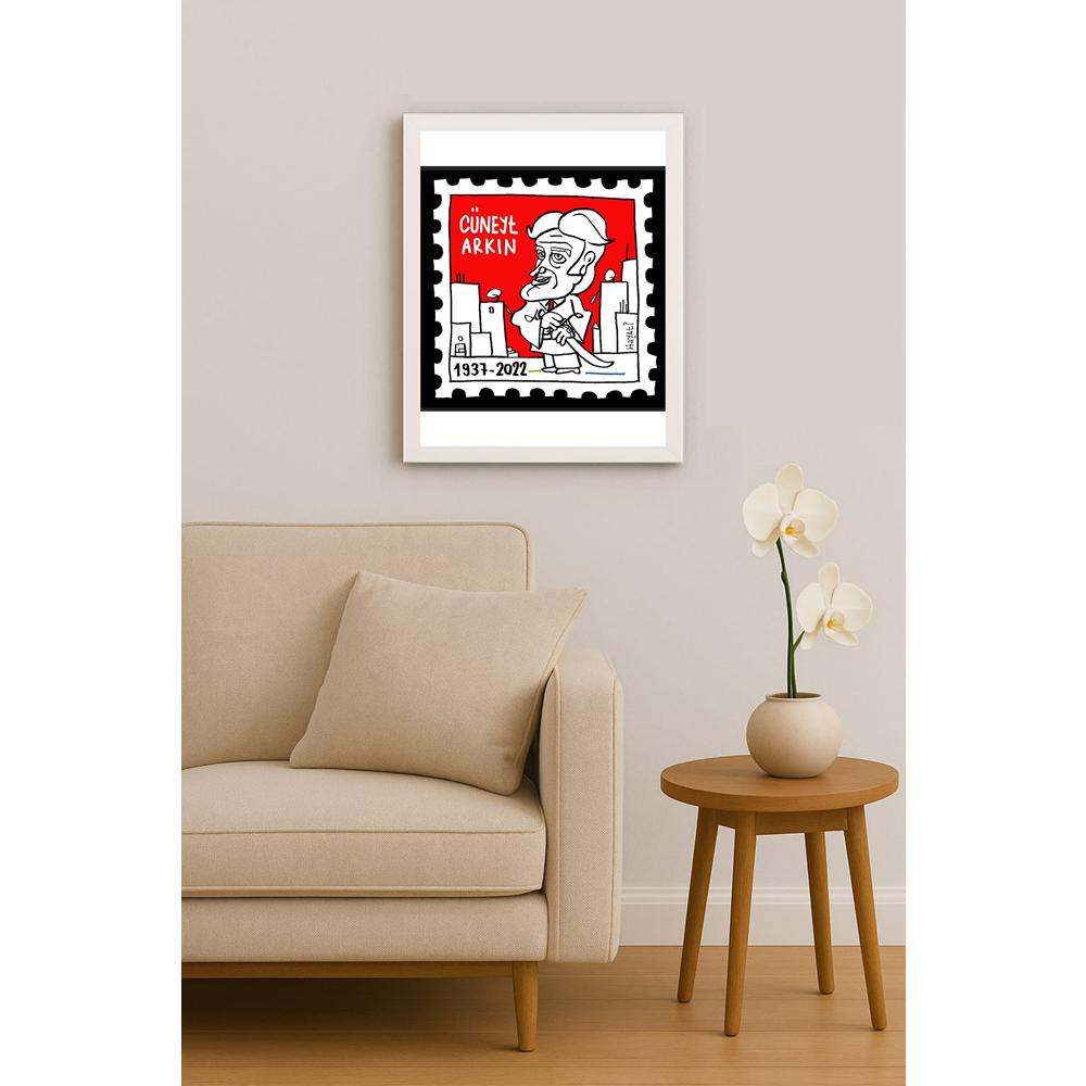 Hayati Boyacıoğlu Kişiye Özel Sertifikalı Sınırlı Fine Art Karikatür Baskı CAD00097