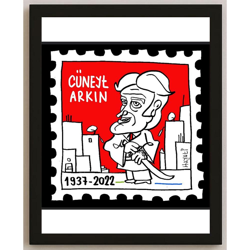 Hayati Boyacıoğlu Kişiye Özel Sertifikalı Sınırlı Fine Art Karikatür Baskı CAD00097