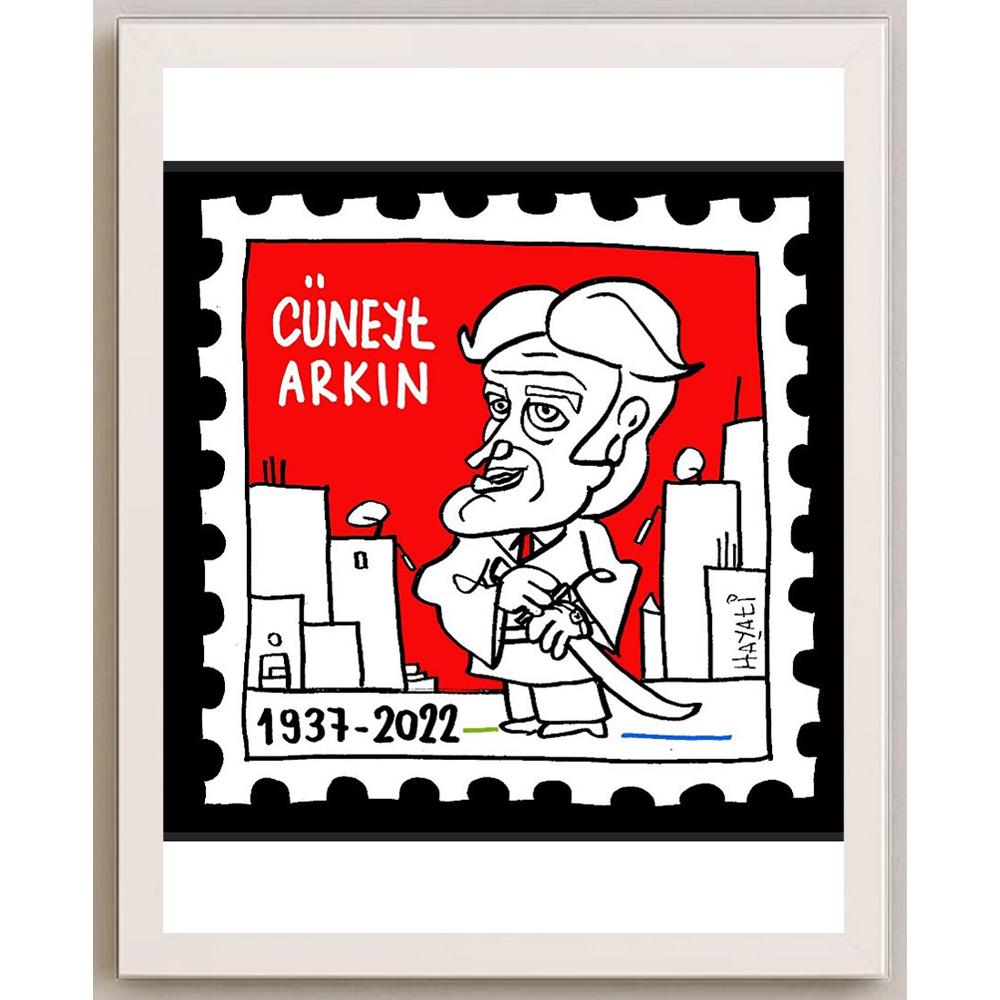 Hayati Boyacıoğlu Kişiye Özel Sertifikalı Sınırlı Fine Art Karikatür Baskı CAD00097