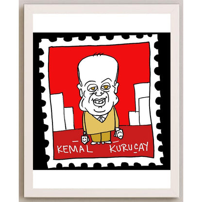 Hayati Boyacıoğlu Kişiye Özel Sertifikalı Sınırlı Fine Art Karikatür Baskı CAD00098