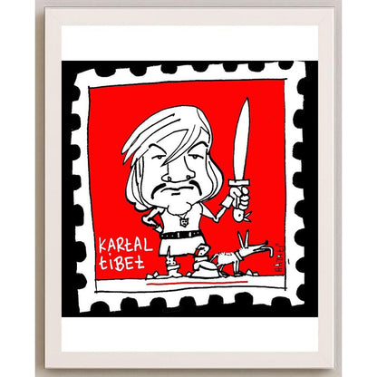 Hayati Boyacıoğlu Kişiye Özel Sertifikalı Sınırlı Fine Art Karikatür Baskı CAD00099