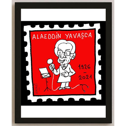 Hayati Boyacıoğlu Kişiye Özel Sertifikalı Sınırlı Fine Art Karikatür Baskı CAD00100