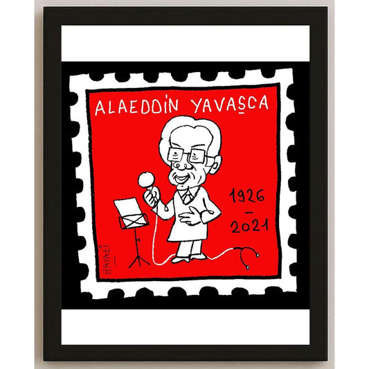 Hayati Boyacıoğlu Kişiye Özel Sertifikalı Sınırlı Fine Art Karikatür Baskı CAD00100