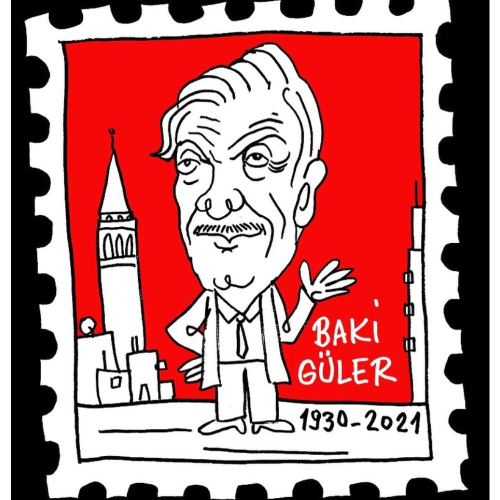 Hayati Boyacıoğlu Kişiye Özel Sertifikalı Sınırlı Fine Art Karikatür Baskı CAD00101