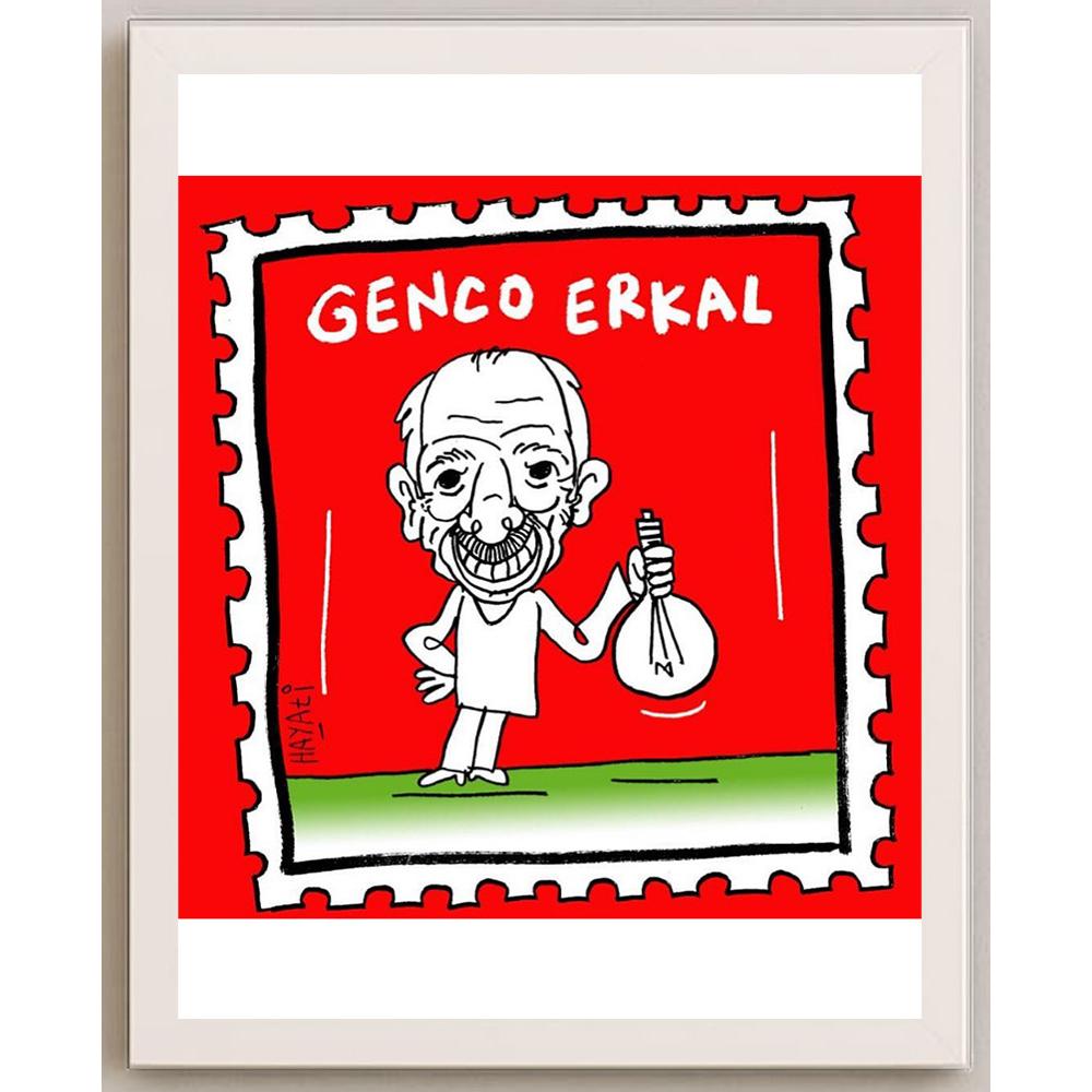 Hayati Boyacıoğlu Kişiye Özel Sertifikalı Sınırlı Fine Art Karikatür Baskı CAD00108
