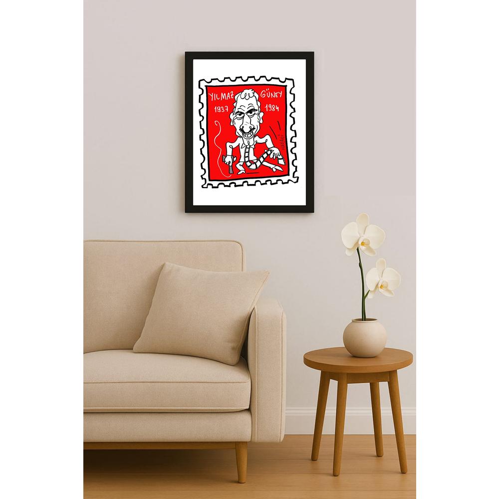 Hayati Boyacıoğlu Kişiye Özel Sertifikalı Sınırlı Fine Art Karikatür Baskı CAD00110