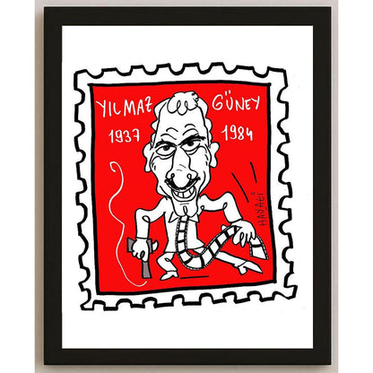 Hayati Boyacıoğlu Kişiye Özel Sertifikalı Sınırlı Fine Art Karikatür Baskı CAD00110
