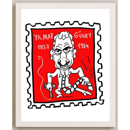 Hayati Boyacıoğlu Kişiye Özel Sertifikalı Sınırlı Fine Art Karikatür Baskı CAD00110