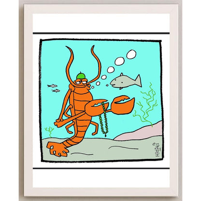 Hayati Boyacıoğlu Kişiye Özel Sertifikalı Sınırlı Fine Art Karikatür Baskı CAD00111
