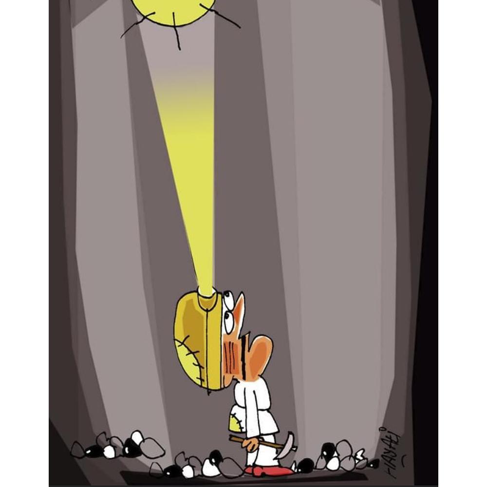 Hayati Boyacıoğlu Kişiye Özel Sertifikalı Sınırlı Fine Art Karikatür Baskı CAD00112
