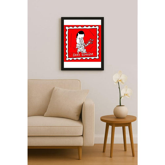 Hayati Boyacıoğlu Kişiye Özel Sertifikalı Sınırlı Fine Art Karikatür Baskı CAD00114