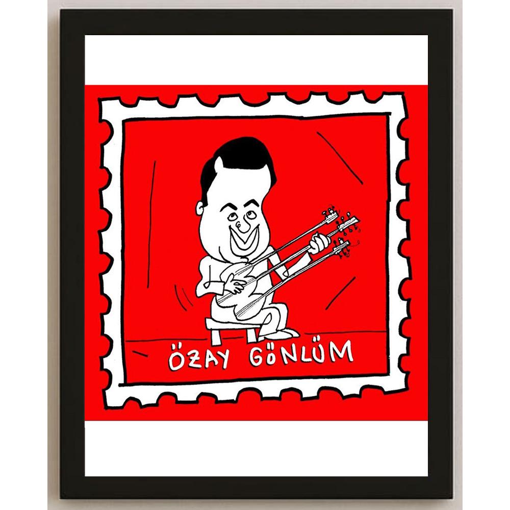 Hayati Boyacıoğlu Kişiye Özel Sertifikalı Sınırlı Fine Art Karikatür Baskı CAD00114