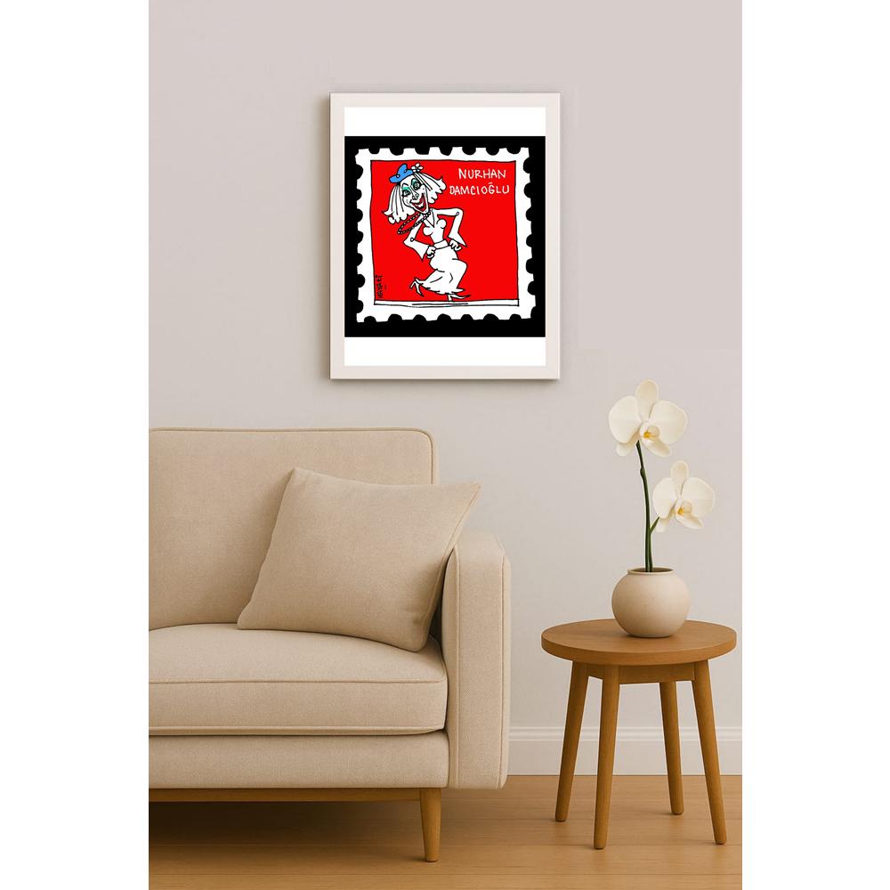 Hayati Boyacıoğlu Kişiye Özel Sertifikalı Sınırlı Fine Art Karikatür Baskı CAD00115