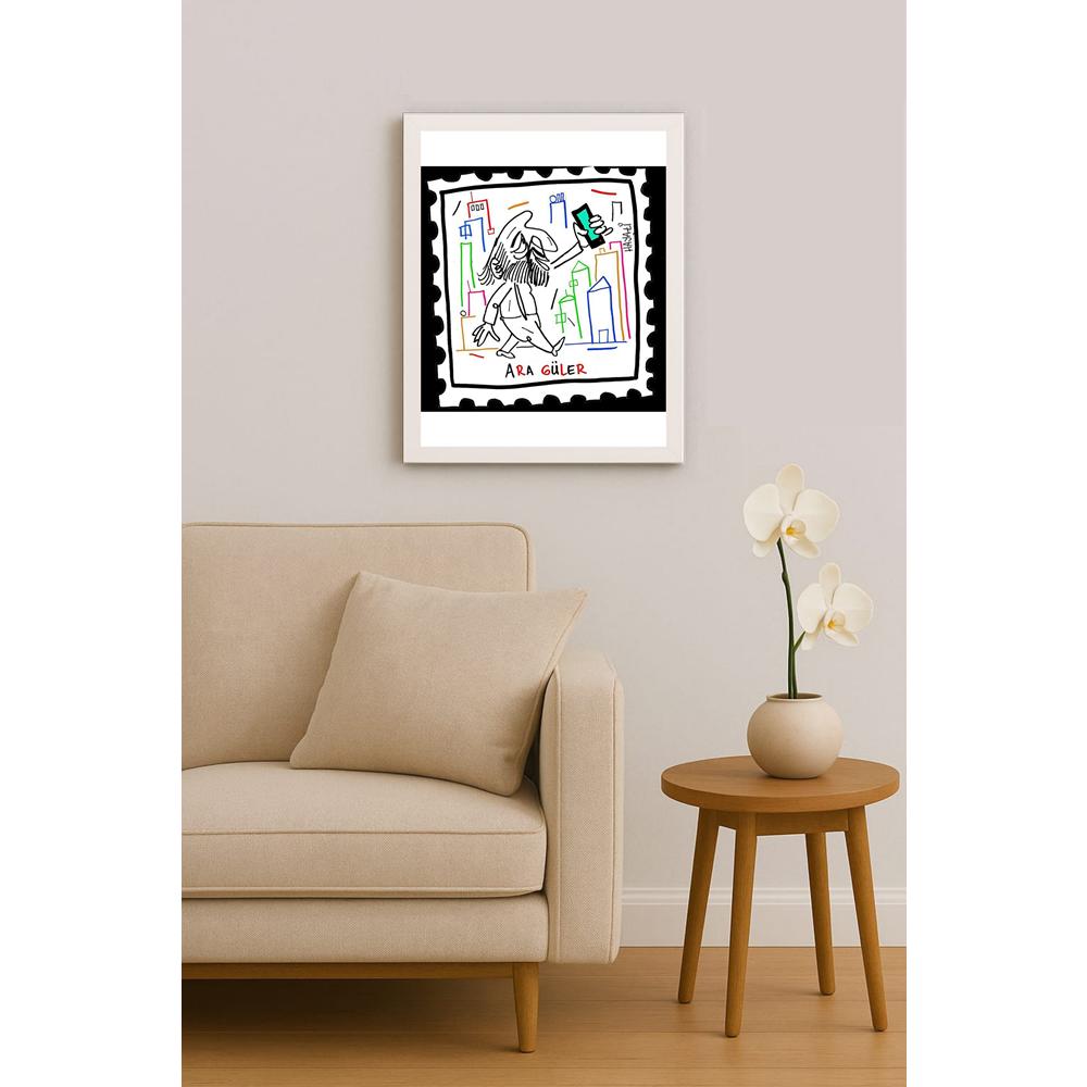 Hayati Boyacıoğlu Kişiye Özel Sertifikalı Sınırlı Fine Art Karikatür Baskı CAD00116