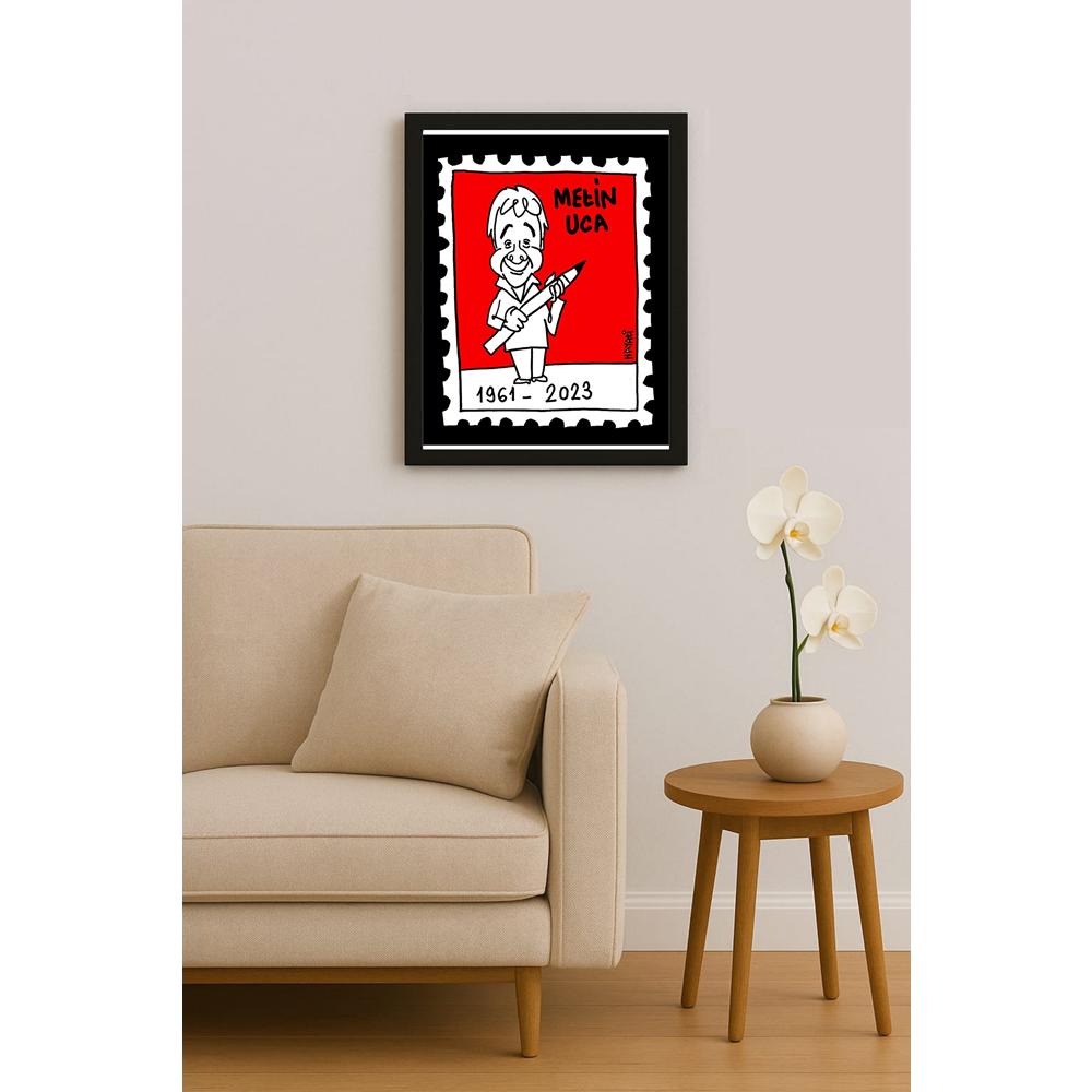 Hayati Boyacıoğlu Kişiye Özel Sertifikalı Sınırlı Fine Art Karikatür Baskı CAD00118