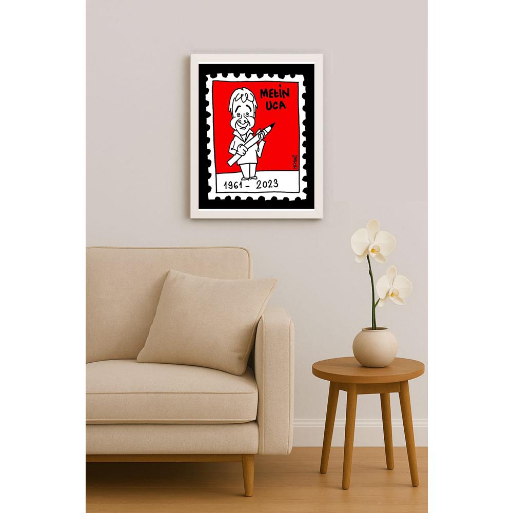 Hayati Boyacıoğlu Kişiye Özel Sertifikalı Sınırlı Fine Art Karikatür Baskı CAD00118