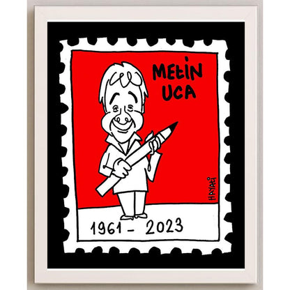 Hayati Boyacıoğlu Kişiye Özel Sertifikalı Sınırlı Fine Art Karikatür Baskı CAD00118