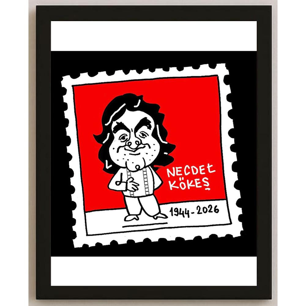 Hayati Boyacıoğlu Kişiye Özel Sertifikalı Sınırlı Fine Art Karikatür Baskı CAD00120