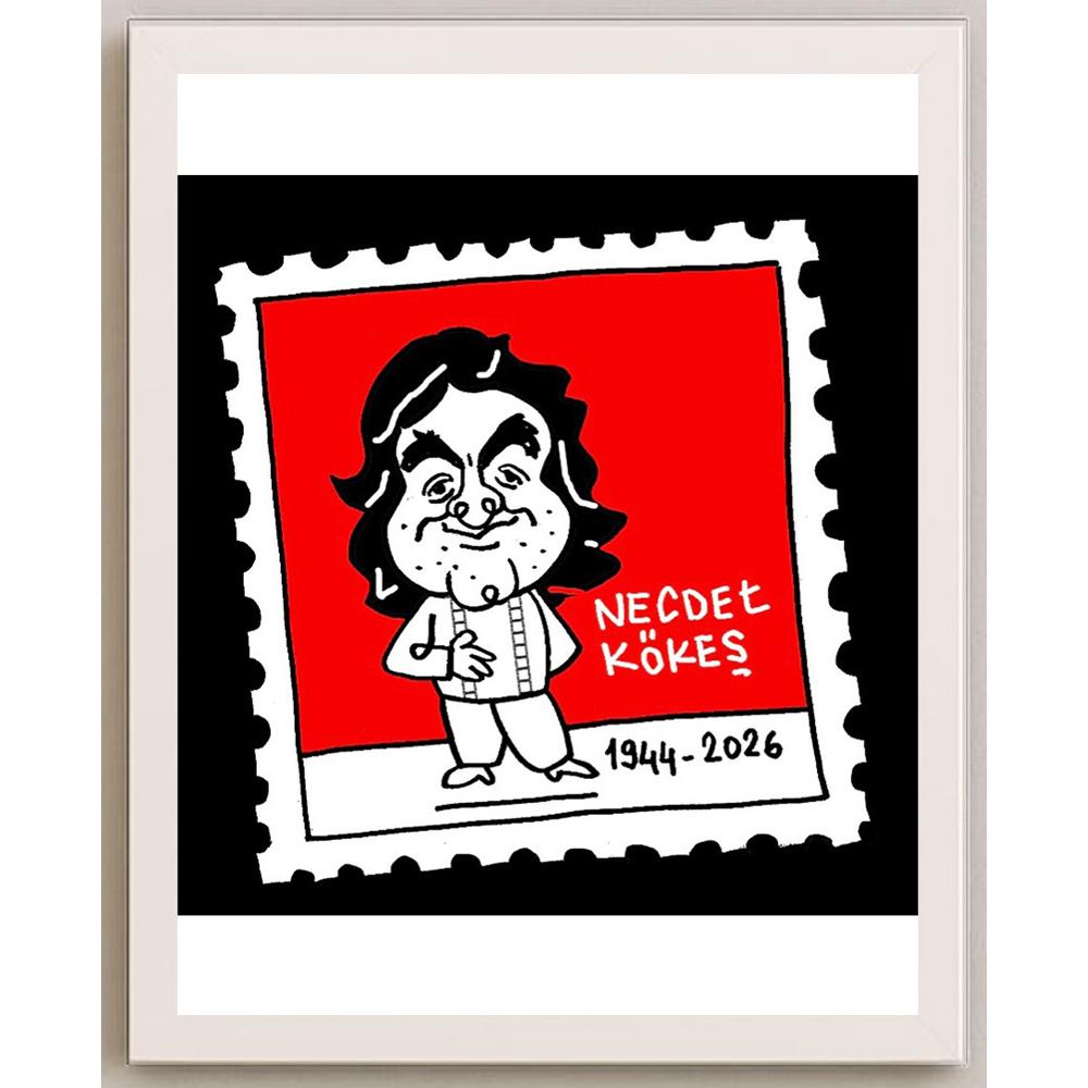 Hayati Boyacıoğlu Kişiye Özel Sertifikalı Sınırlı Fine Art Karikatür Baskı CAD00120