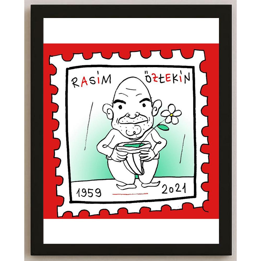 Hayati Boyacıoğlu Kişiye Özel Sertifikalı Sınırlı Fine Art Karikatür Baskı CAD00125