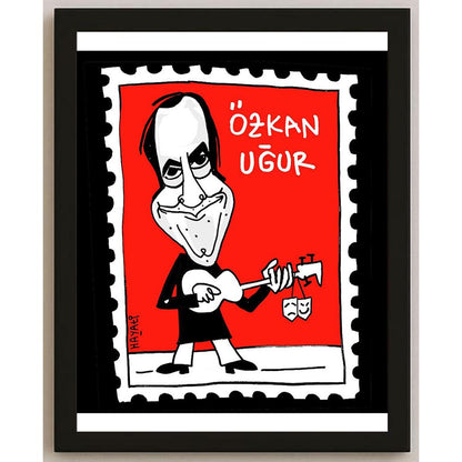 Hayati Boyacıoğlu Kişiye Özel Sertifikalı Sınırlı Fine Art Karikatür Baskı CAD00126