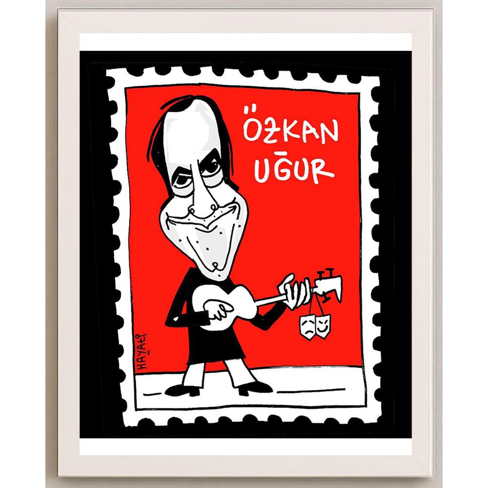 Hayati Boyacıoğlu Kişiye Özel Sertifikalı Sınırlı Fine Art Karikatür Baskı CAD00126