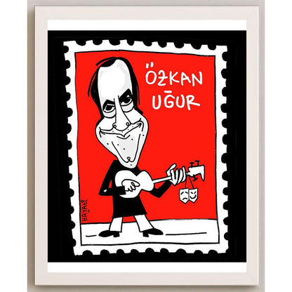 Hayati Boyacıoğlu Kişiye Özel Sertifikalı Sınırlı Fine Art Karikatür Baskı CAD00126