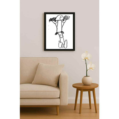 Nezih Danyal Tipler Kişiye Özel Sertifikalı Sınırlı Fine Art Karikatür Baskı NTP00006