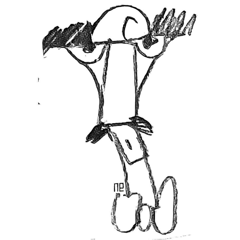 Nezih Danyal Tipler Kişiye Özel Sertifikalı Sınırlı Fine Art Karikatür Baskı NTP00006