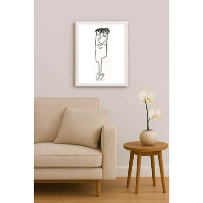 Nezih Danyal Tipler Kişiye Özel Sertifikalı Sınırlı Fine Art Karikatür Baskı NTP00011