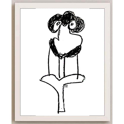 Nezih Danyal Tipler Kişiye Özel Sertifikalı Sınırlı Fine Art Karikatür Baskı NTP00018