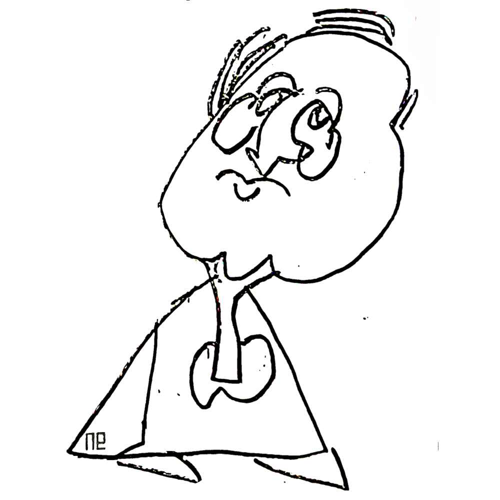 Nezih Danyal Tipler Kişiye Özel Sertifikalı Sınırlı Fine Art Karikatür Baskı NTP00020
