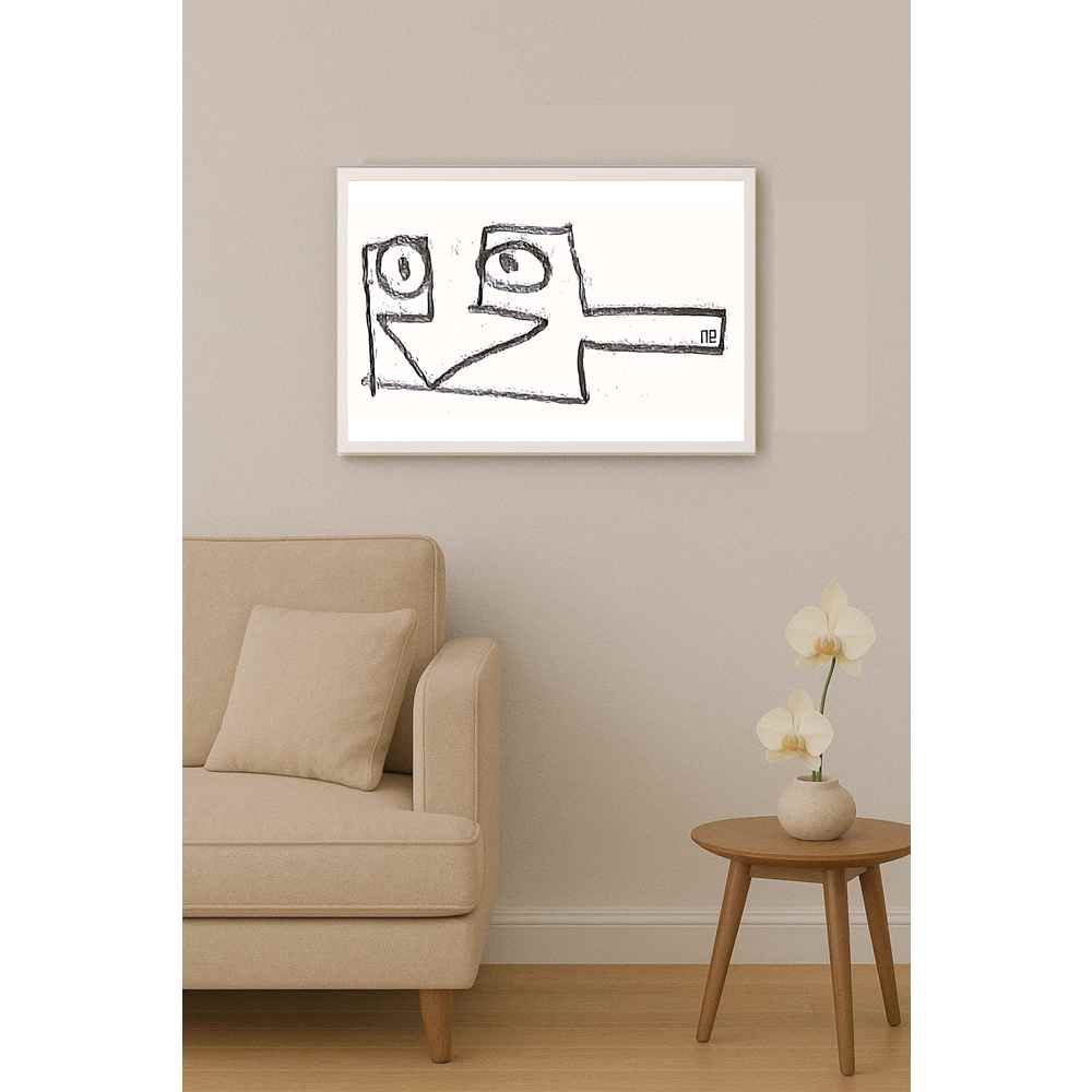 Nezih Danyal Tipler Kişiye Özel Sertifikalı Sınırlı Fine Art Karikatür Baskı NTP00024