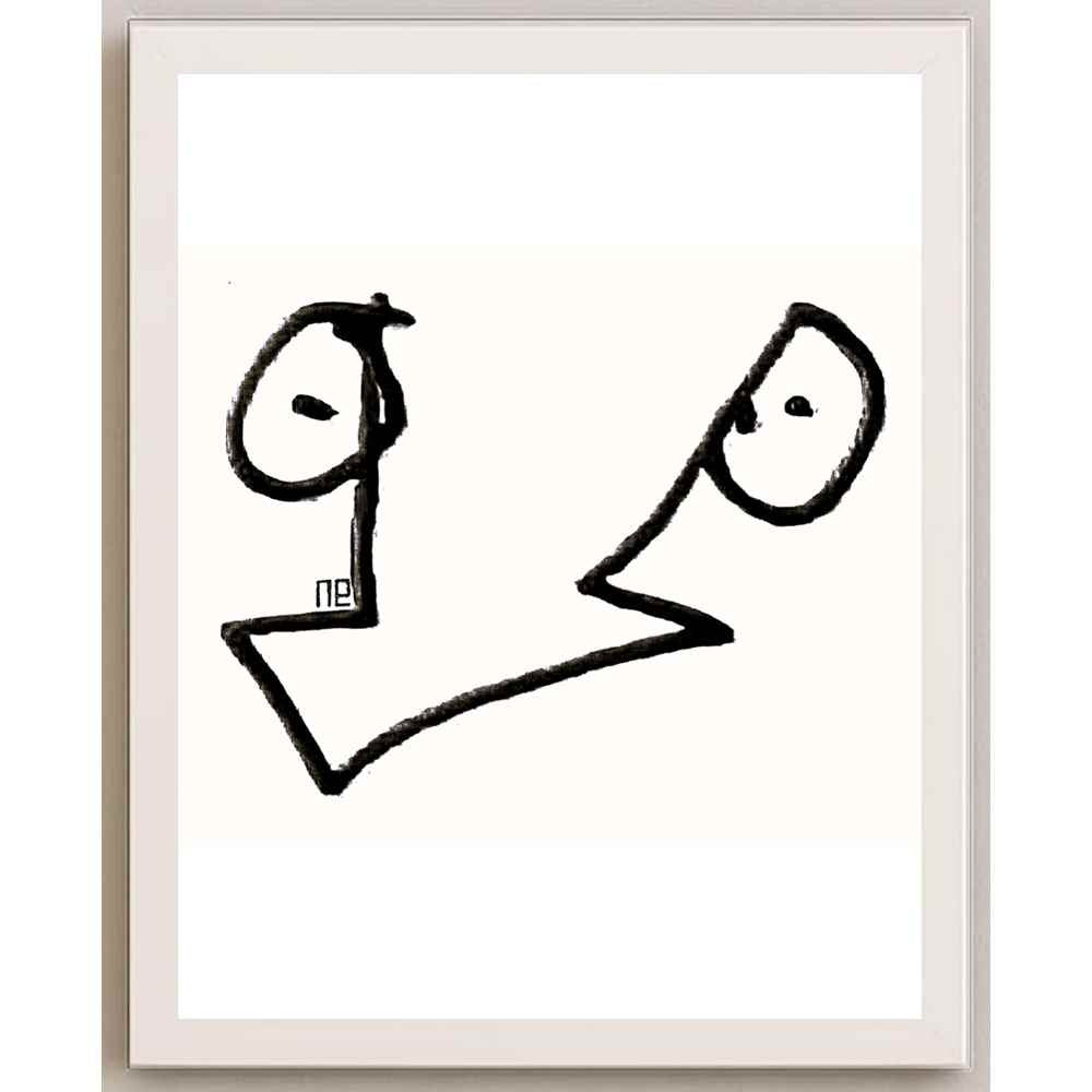 Nezih Danyal Tipler Kişiye Özel Sertifikalı Sınırlı Fine Art Karikatür Baskı NTP00025
