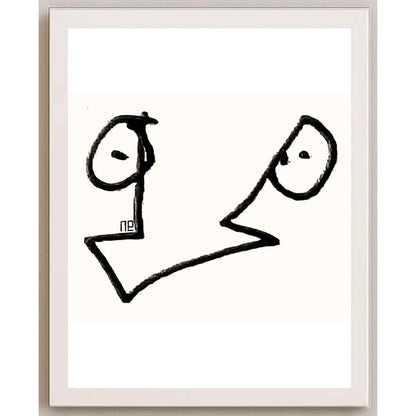 Nezih Danyal Tipler Kişiye Özel Sertifikalı Sınırlı Fine Art Karikatür Baskı NTP00025