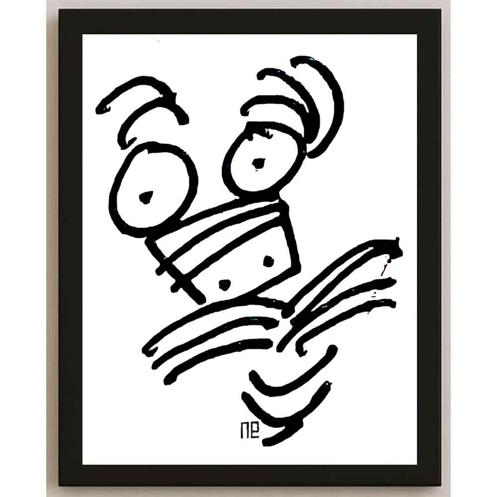 Nezih Danyal Tipler Kişiye Özel Sertifikalı Sınırlı Fine Art Karikatür Baskı NTP00028