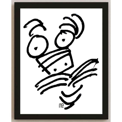 Nezih Danyal Tipler Kişiye Özel Sertifikalı Sınırlı Fine Art Karikatür Baskı NTP00028