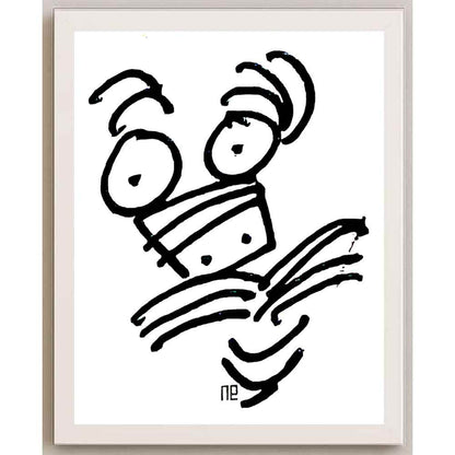 Nezih Danyal Tipler Kişiye Özel Sertifikalı Sınırlı Fine Art Karikatür Baskı NTP00028