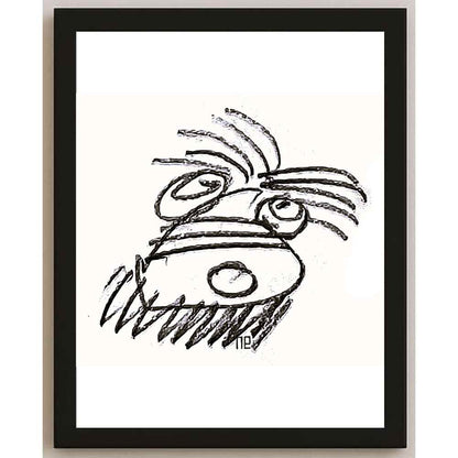 Nezih Danyal Tipler Kişiye Özel Sertifikalı Sınırlı Fine Art Karikatür Baskı NTP00029