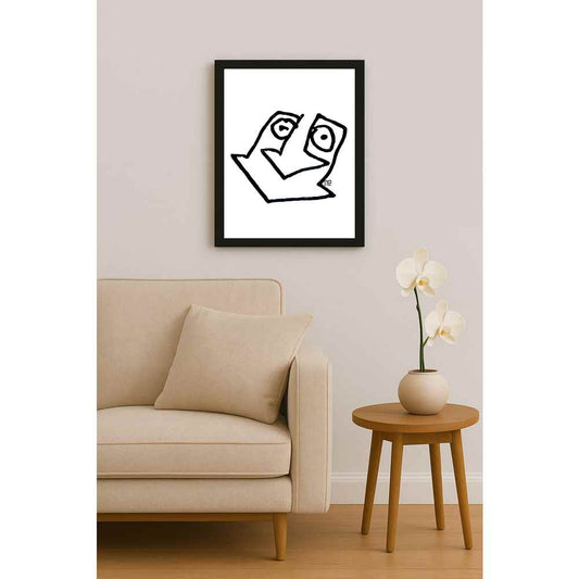Nezih Danyal Tipler Kişiye Özel Sertifikalı Sınırlı Fine Art Karikatür Baskı NTP00030
