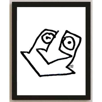 Nezih Danyal Tipler Kişiye Özel Sertifikalı Sınırlı Fine Art Karikatür Baskı NTP00030