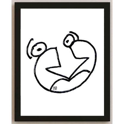 Nezih Danyal Tipler Kişiye Özel Sertifikalı Sınırlı Fine Art Karikatür Baskı NTP00031