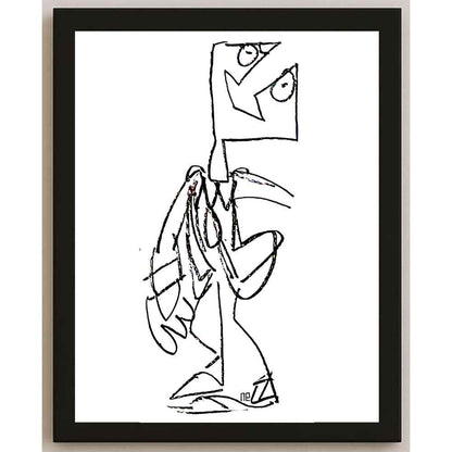 Nezih Danyal Tipler Kişiye Özel Sertifikalı Sınırlı Fine Art Karikatür Baskı NTP00032