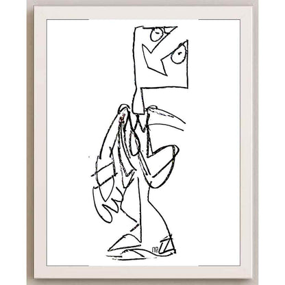 Nezih Danyal Tipler Kişiye Özel Sertifikalı Sınırlı Fine Art Karikatür Baskı NTP00032