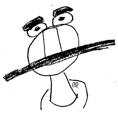 Nezih Danyal Tipler Kişiye Özel Sertifikalı Sınırlı Fine Art Karikatür Baskı NTP00033