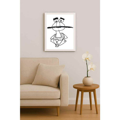 Nezih Danyal Tipler Kişiye Özel Sertifikalı Sınırlı Fine Art Karikatür Baskı NTP00034