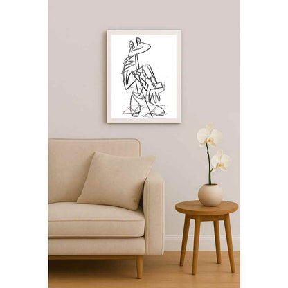 Nezih Danyal Tipler Kişiye Özel Sertifikalı Sınırlı Fine Art Karikatür Baskı NTP00035