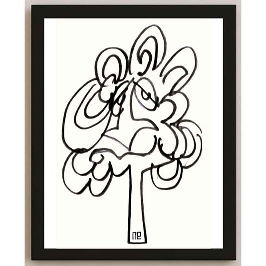 Nezih Danyal Tipler Kişiye Özel Sertifikalı Sınırlı Fine Art Karikatür Baskı NTP00039